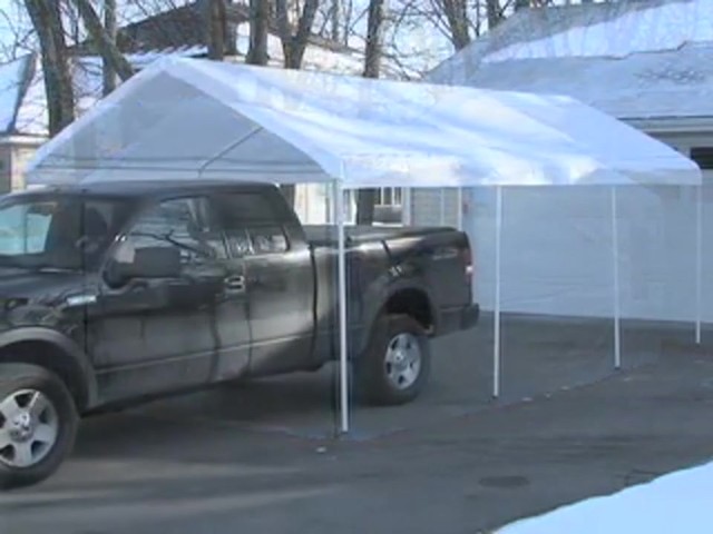 10x20' Instant Garage / Shelter White - image 1 from the video